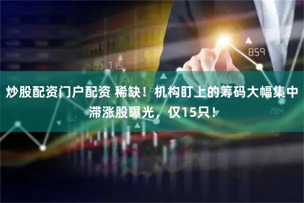 炒股配资门户配资 稀缺！机构盯上的筹码大幅集中滞涨股曝光，仅15只！