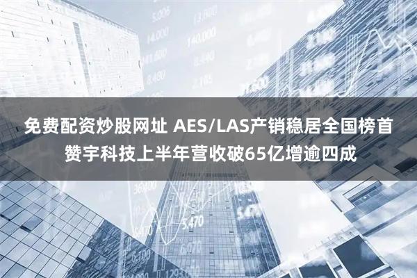 免费配资炒股网址 AES/LAS产销稳居全国榜首 赞宇科技上半年营收破65亿增逾四成